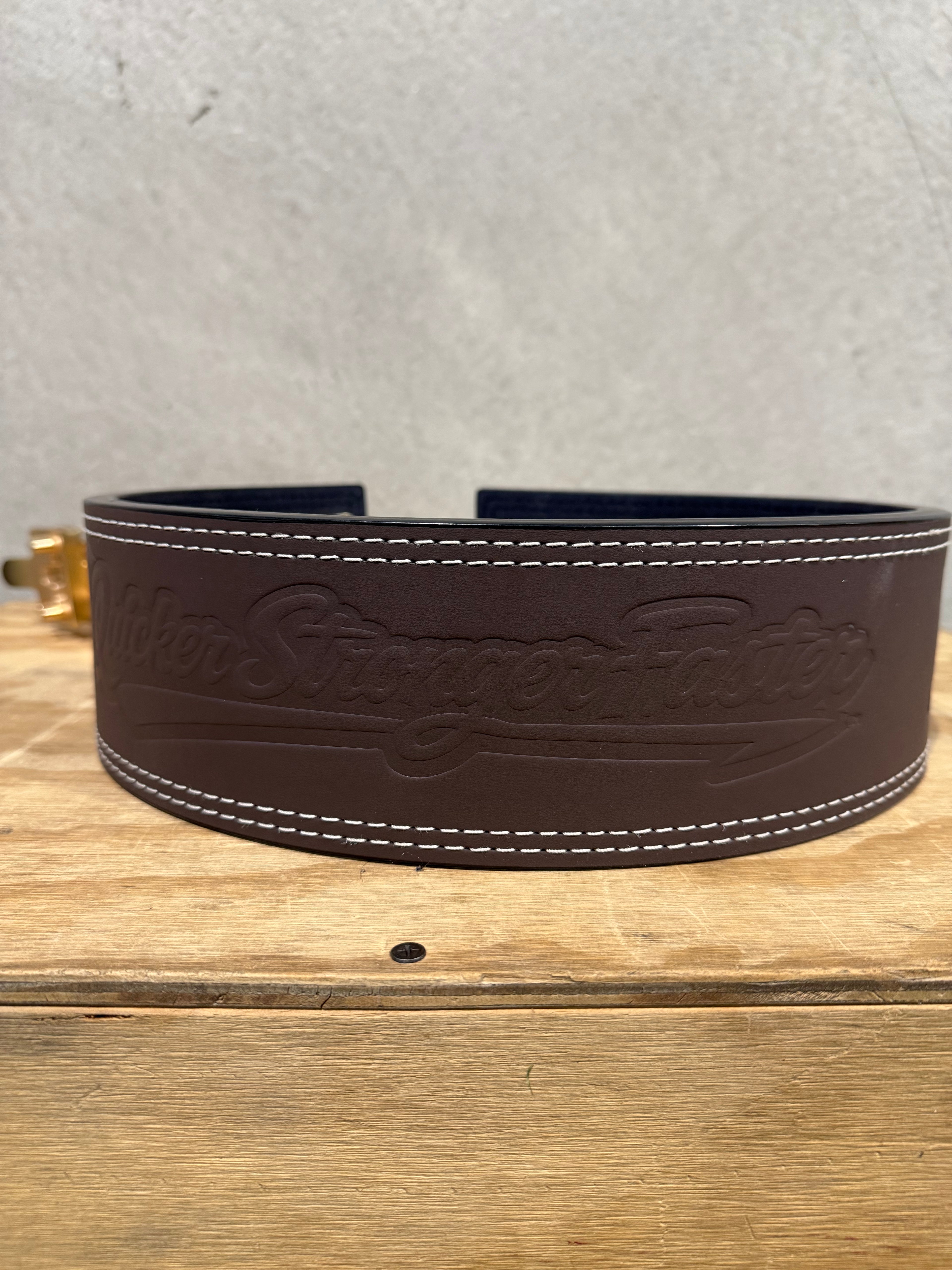 Relentless Lever Belt | Adjustable 13mm Leather Weightlifting Belt for Powerlifting, Squat & Deadlift